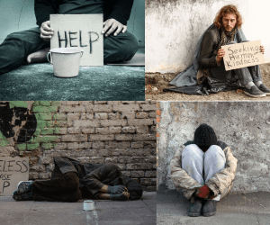 What type of government would agree to make over 300,000 people homeless every year?