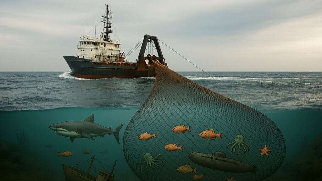 The war on the oceans and marine species