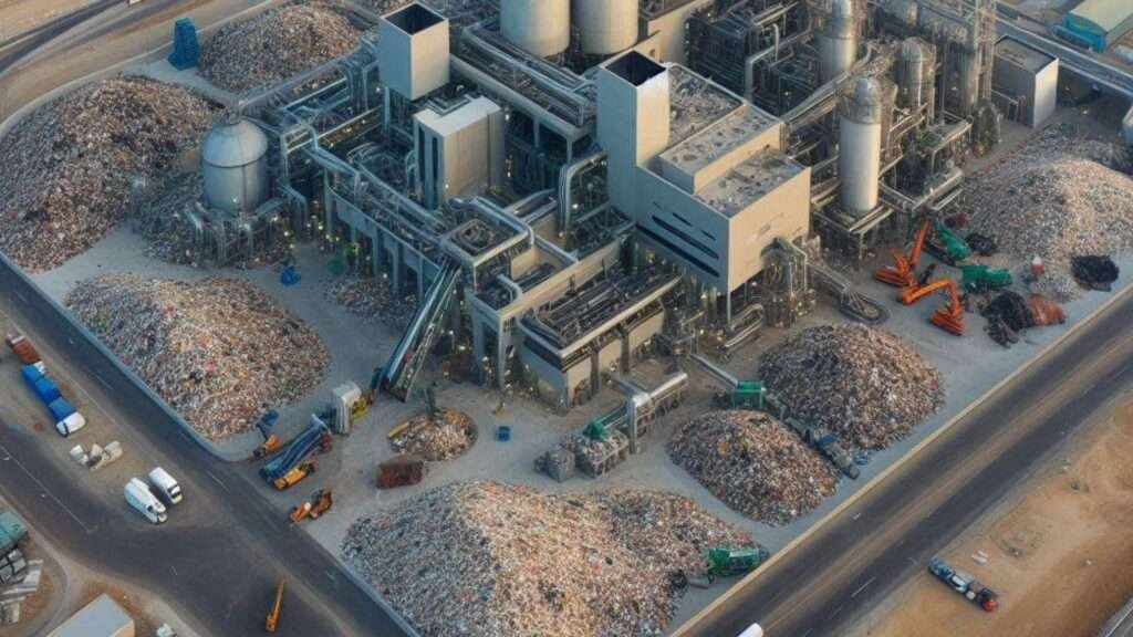 Gasification of rubbish technology