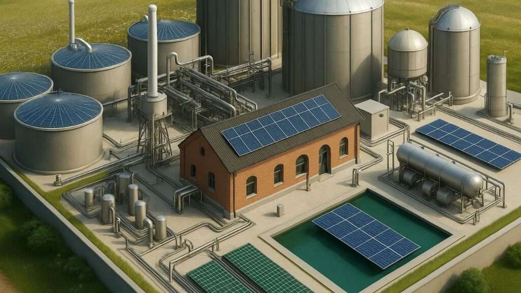 sewage to energy plant