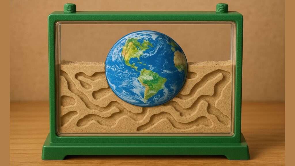 Earth Is like a kid with an ant farm