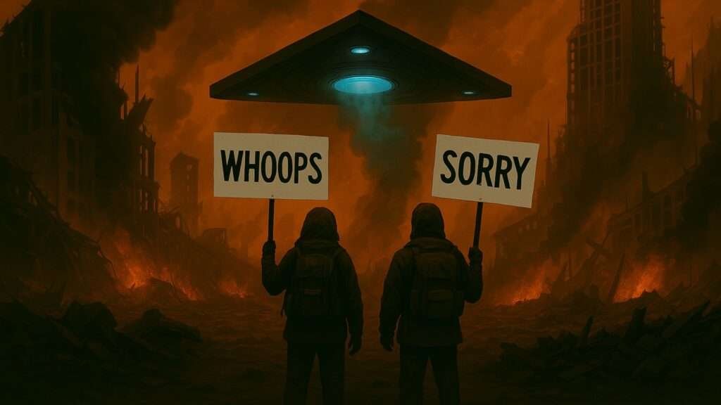 Whoops and sorry